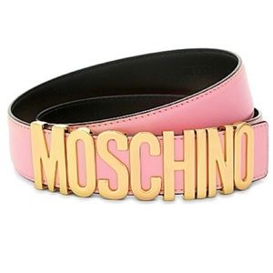 Moschino pink Belt
